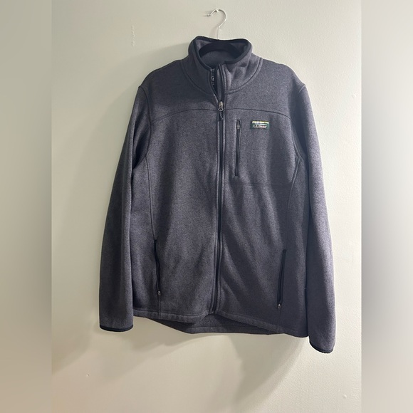 Men's L.L.Bean Sweater Fleece Full-Zip Jacket - Picture 4 of 8